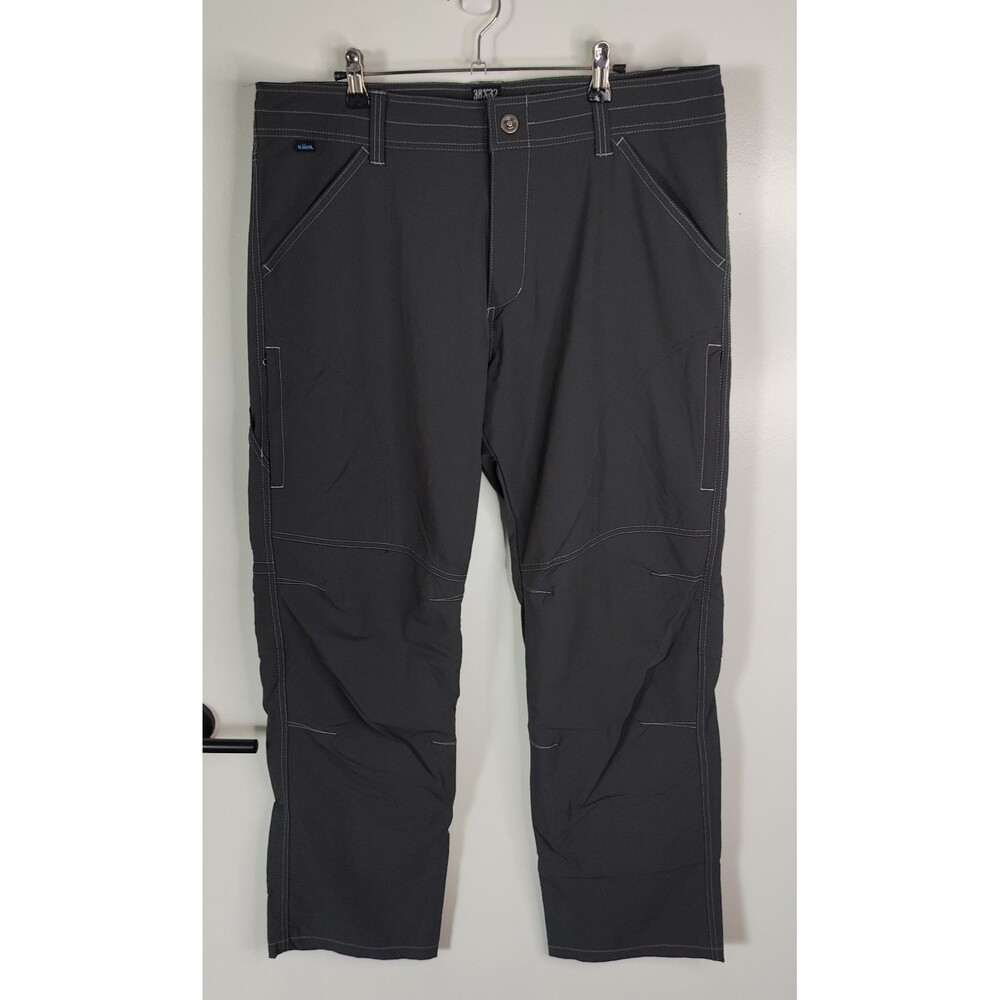 Kuhl Renegade Pants Mens 36x32 (Tag 38x32) Black Hiking Outdoor Stretch